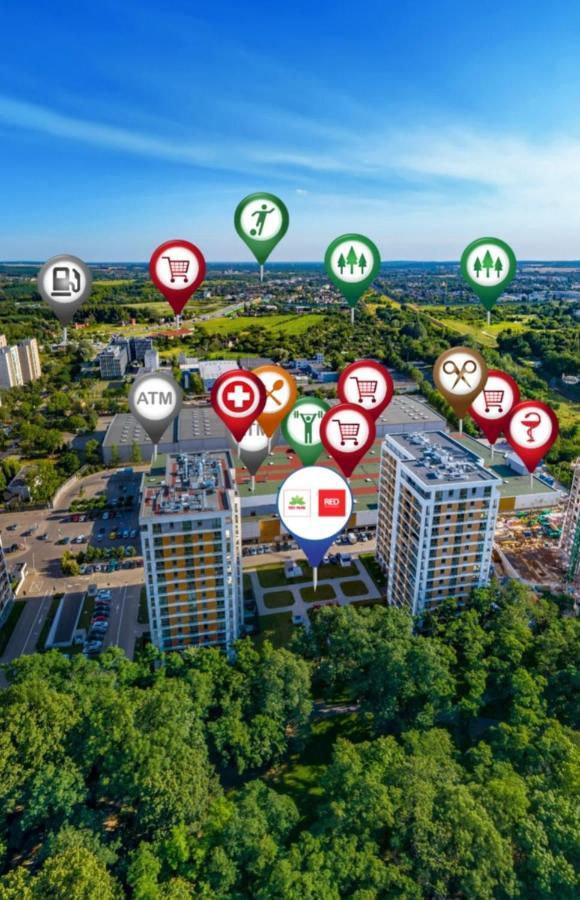 Red Park Apartament Z Panoramą Miasta Apartament *
